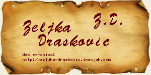 Željka Drašković vizit kartica